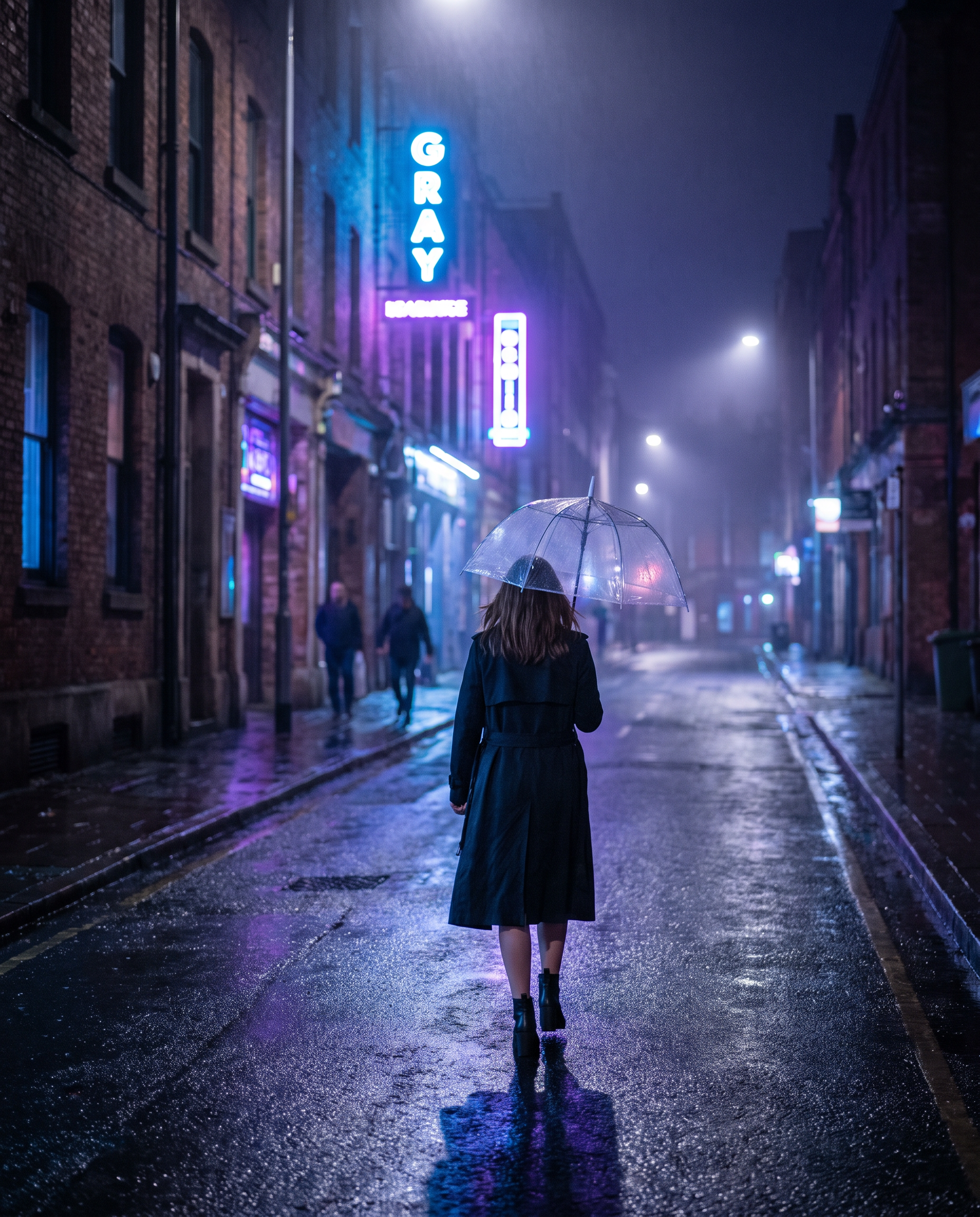 无限臀山雨夜城市霓虹漫步高清图集